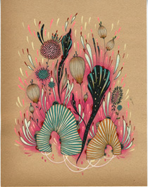 Beacon pen and ink by Yellena